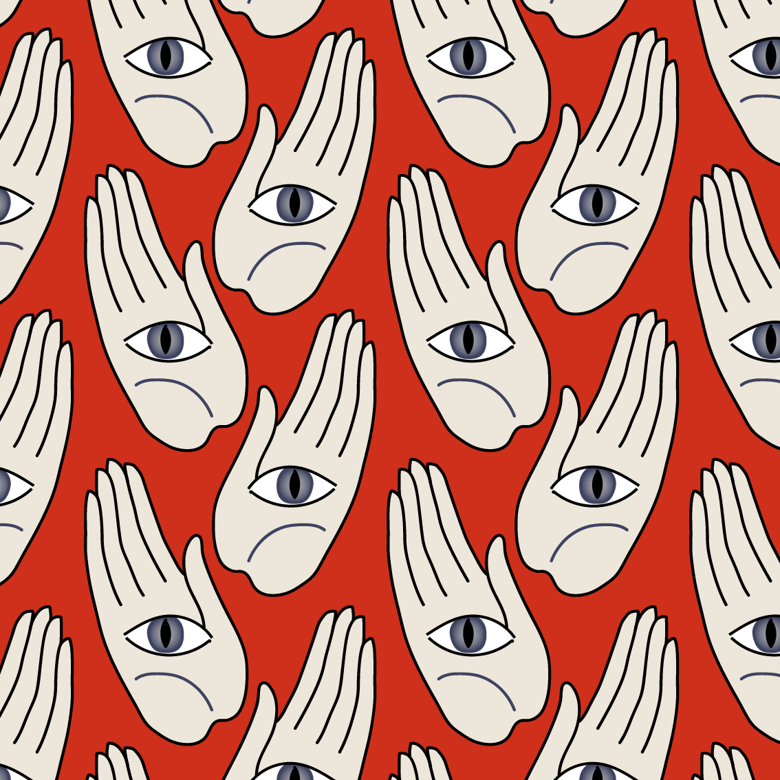 Textile print artwork